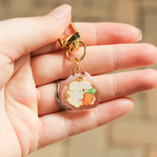 Piffy the Bunny Keychain