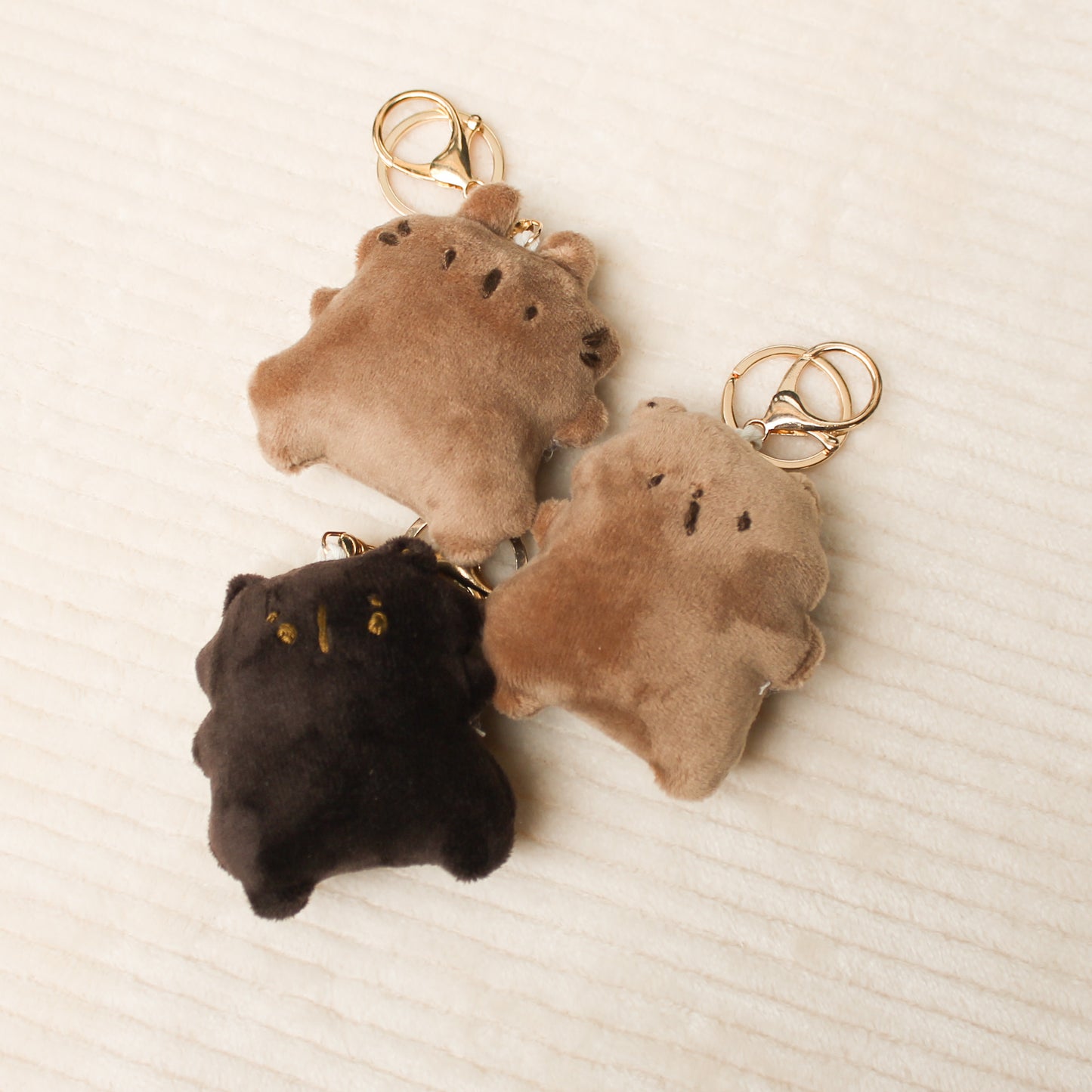 Handmade plush keychains