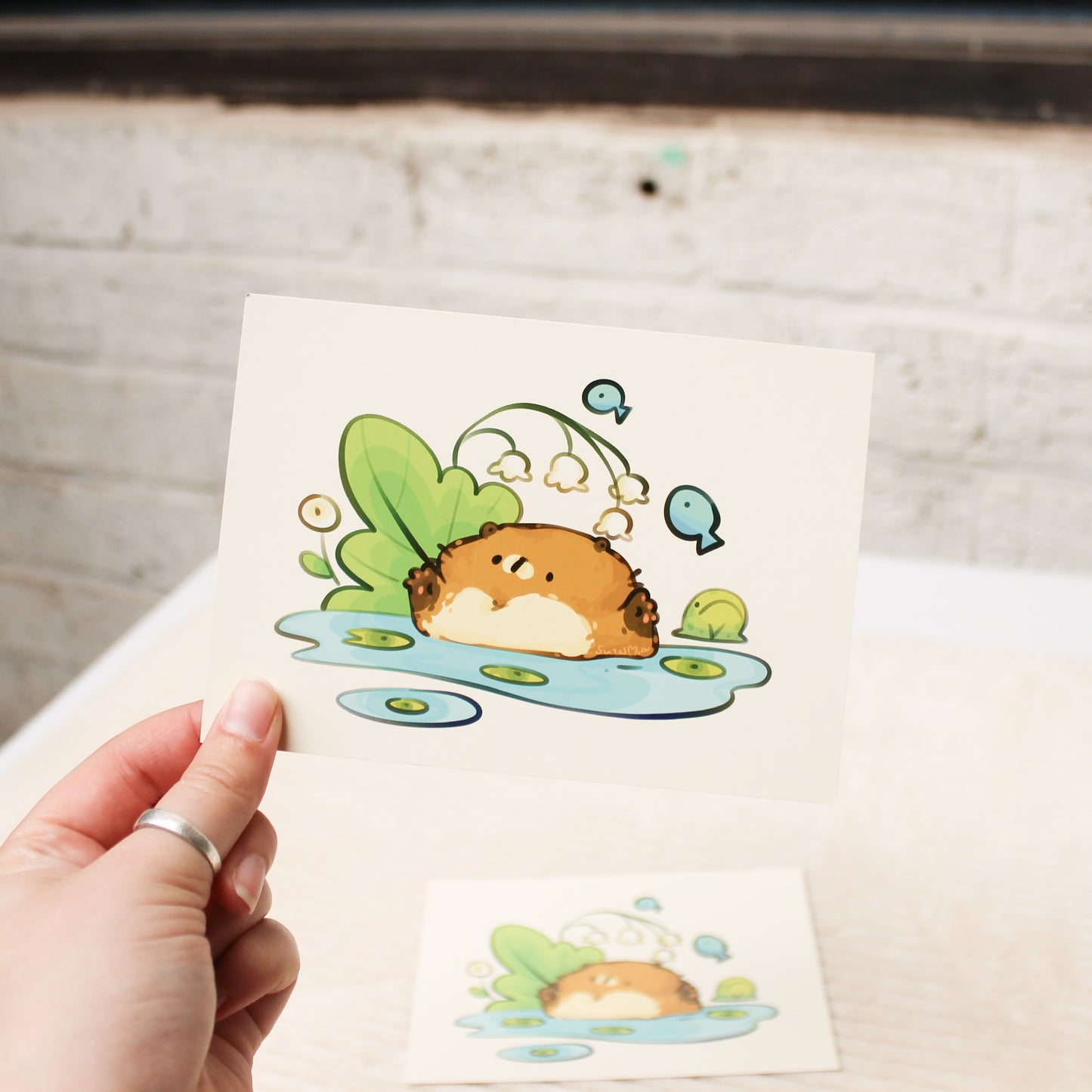 Otterly cute Postcard