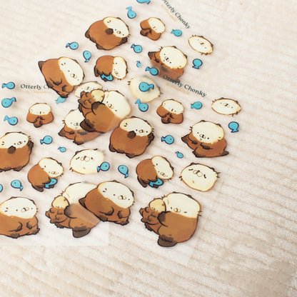 Otterly Chonky Stickersheet