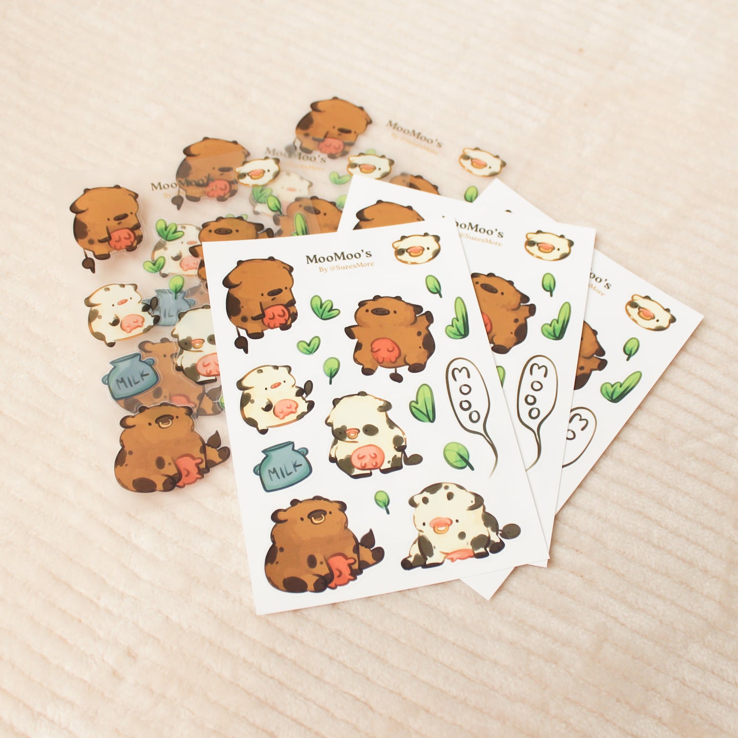 Moo Moo's Stickersheet