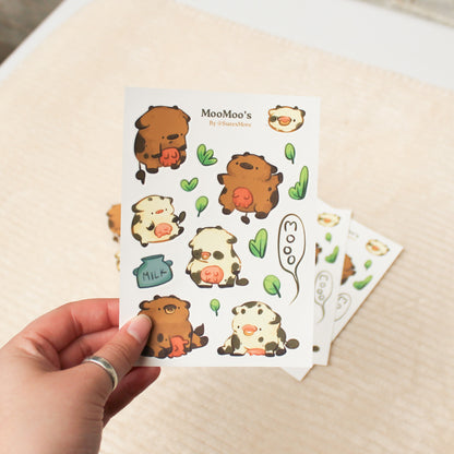 Moo Moo's Stickersheet