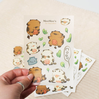 Moo Moo's Stickersheet