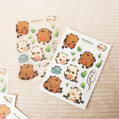 Moo Moo's Stickersheet