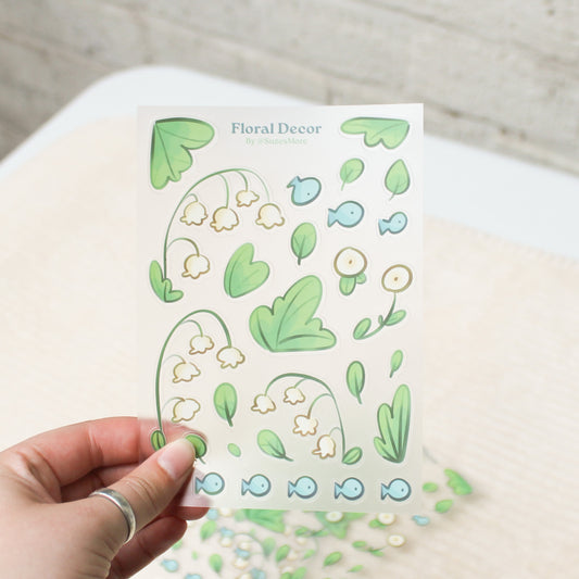 Floral Decor Stickersheet