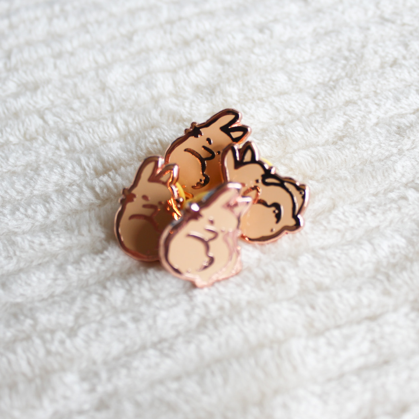 Duck and Bun Mini Pins